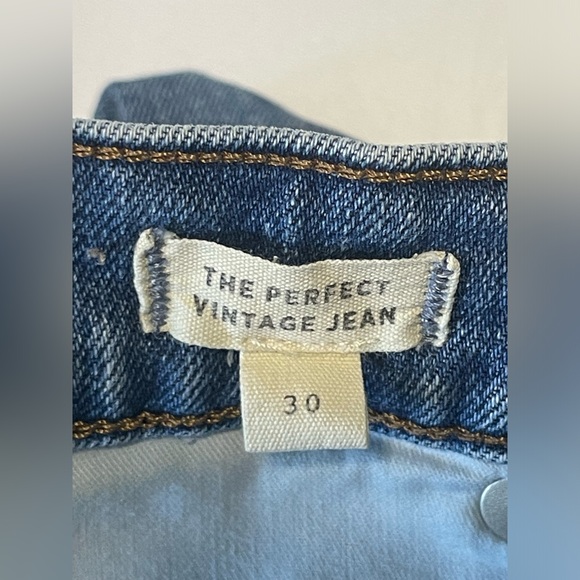 Madewell Perfect Vintage Jeans Sz 32 waist Excellent Used Condition - Picture 2 of 10